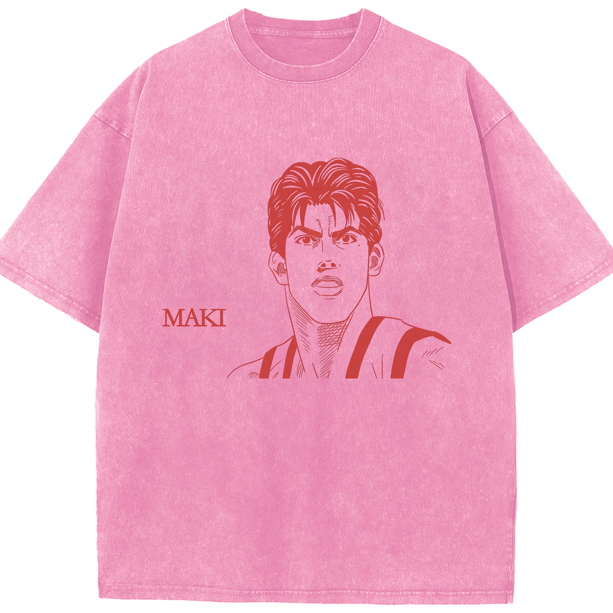（画像用） SLAM DUNK／スラムダンク 綿100% ヴィンテージ風 半袖Tシャツ（フロントプリント）